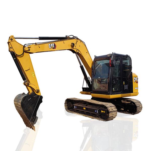 Used Caterpillar 307E2 Excavator 7ton Weight 42kw Rated Power Construction