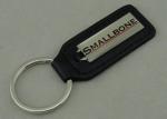 Brass Photo Etched Personalized Leather Keychains Soft / Epoxy Emblem