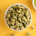 Various Flavors Organic Green Peas Healthy Cheese Coated Dried Sweet Peas