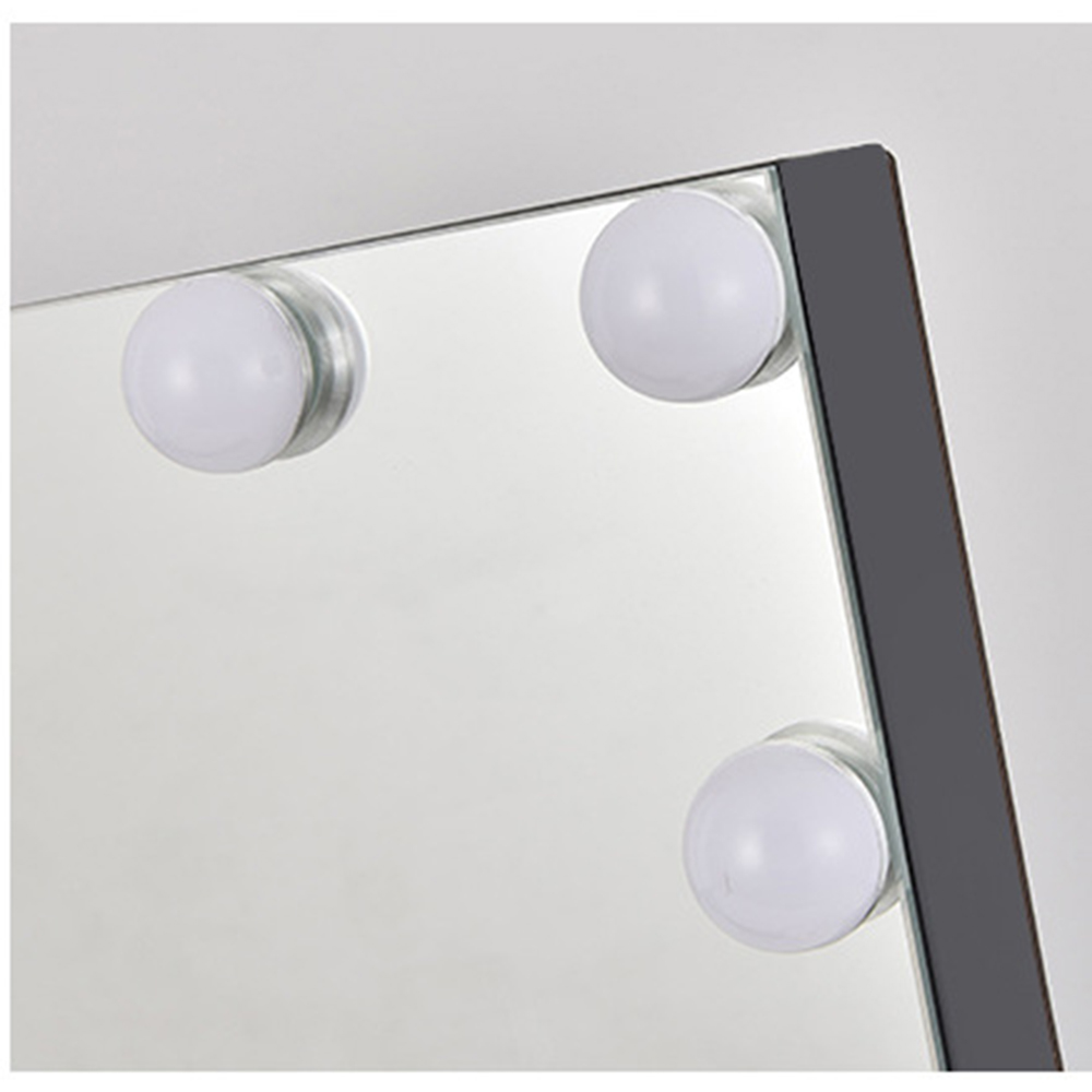 Morden Style Full Body Chorome Make Up Light Vanity Makeup Led Home Decor Hollywood With Lighting Mirror