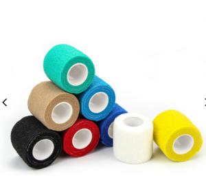 Wholesale Medical Self Adhesive Non Woven Cohesive Bandage Elastic Colored 4.5M from china suppliers