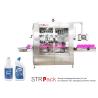 Buy cheap Angled-neck Bottle Liquid Filling Machine Toilet Cleaner Liquid Filler from wholesalers