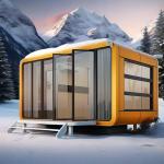 Cabin House Portable Mobile Modular Prefab House Office Pod House Cabin