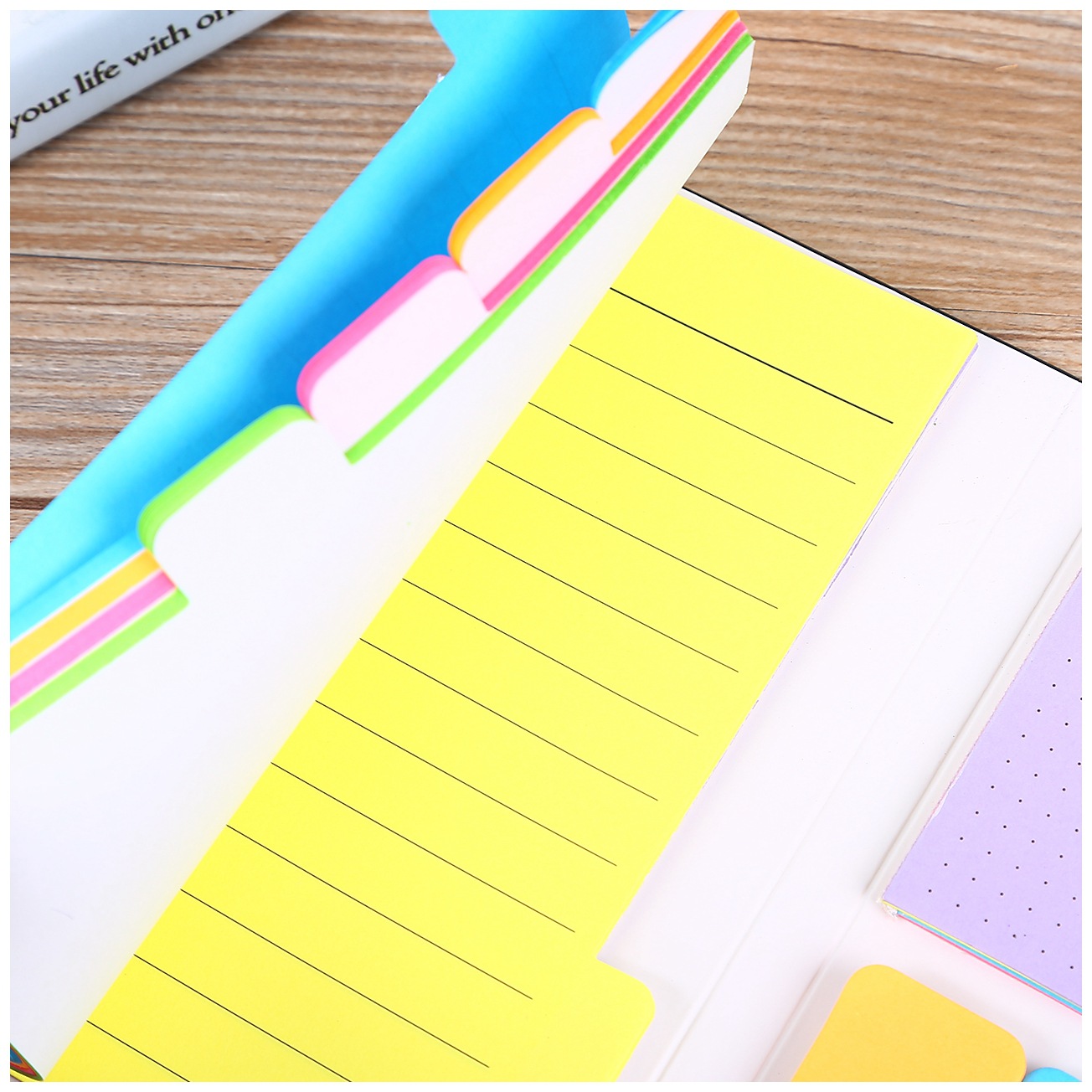 A5 Simplicity Customized Sticky Notes Set Pp Cover Book Customized Logo LOGO with LOGO