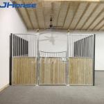 Bamboo Wood Board Horse Stall Fronts / Horse Stable Steel Build 10ft