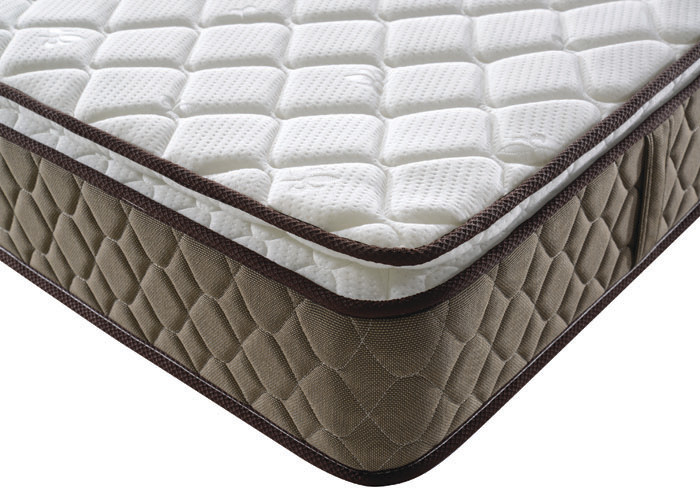 Custom Pillow Top Bonnell Spring Compressed Foam Mattress Queen Size