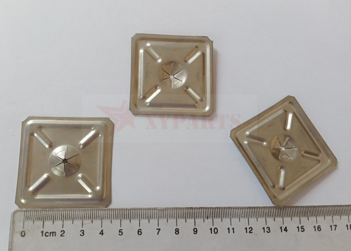 Stainless Steel 50mm Insulation Self Locking Washers Square Beveled