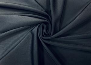 Wholesale 200GSM 82% Nylon Elastic Fabric Warp Knitting For Swimwear Suit Black from china suppliers