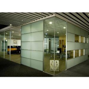 Wholesale Modular Tempered Full Height Glass Partition Wall For Office Fit from china suppliers