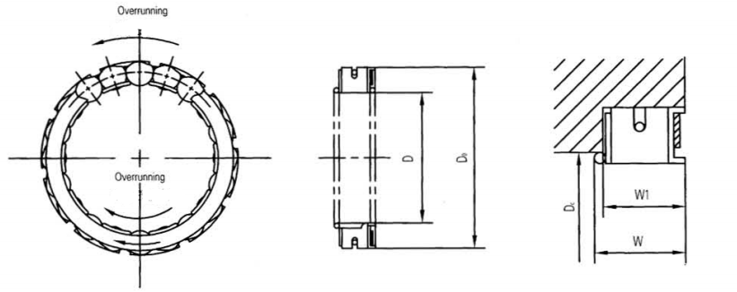 FWD331808BRB BRS BRB Motorcycle Freewheel Bearing One Way Clutch FWD331808BRS