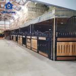 4.2m European Horse Stalls Powder Coated Or Galvanized Weatherproof Customizable