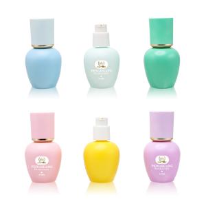 Wholesale wholesale 30ml glass foundation bottle Luxury Custom 30ml Essential Oil Bottle Empty Frosted Glass Serum Dropper Bottle from china suppliers