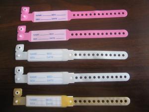 China China original ABS plastic Plug-in type Child/adult Medical ID bracelets on sale