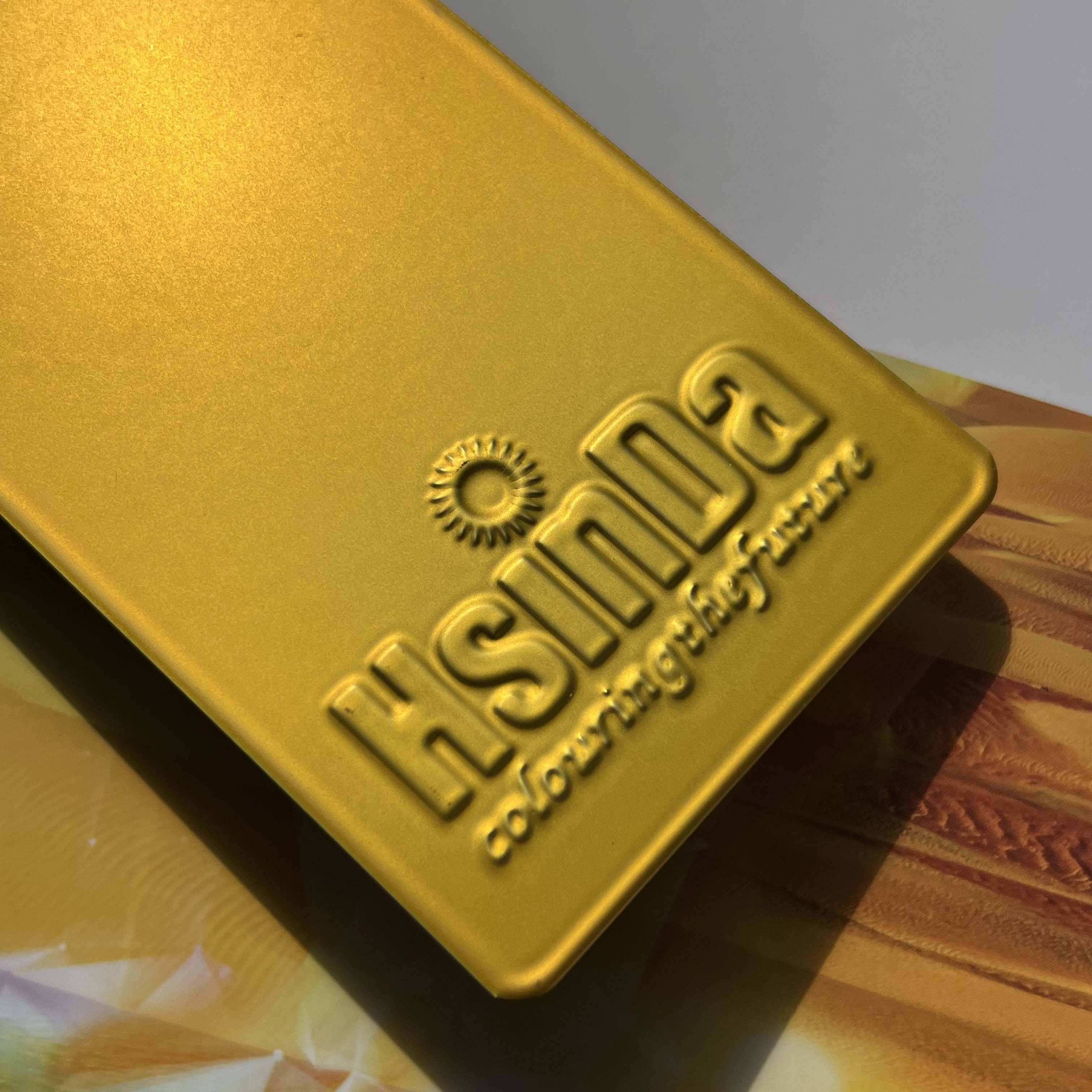 Hot Sale Gold Metallic Polyester Powder for Car Wheels Motorcycle Rims  Electrostatic Powder Coating