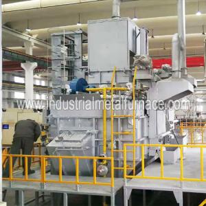 Wholesale 250kg/H Cntinuous Gas Fired Industrial Aluminum Melting Furnace , Aluminum Scrap Melting Furnace from china suppliers