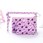 Waterproof Women Cute Cartoon Polyester Cosmetic Bag
