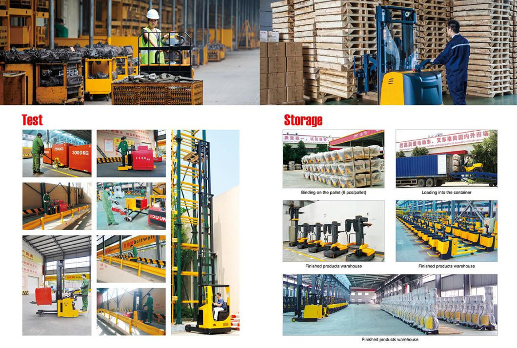 Snsc 1500kg 2000kg Reach Forklift Double Scissor Reachtruck