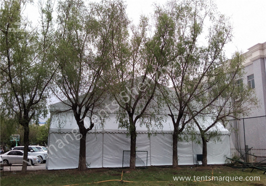 White Tarpaulin Cover Aluminium Frame Tents , Parties And Events Unique Marquee Hire