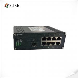 Wholesale Industrial PoE Switch 8-Port Gigabit 802.3at With 1-Port SFP Network Switch Hub from china suppliers