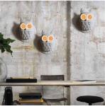 Creative Resin Birds Wall Lamps Bedroom Bedside Lamps White Ceramic Owl Wall
