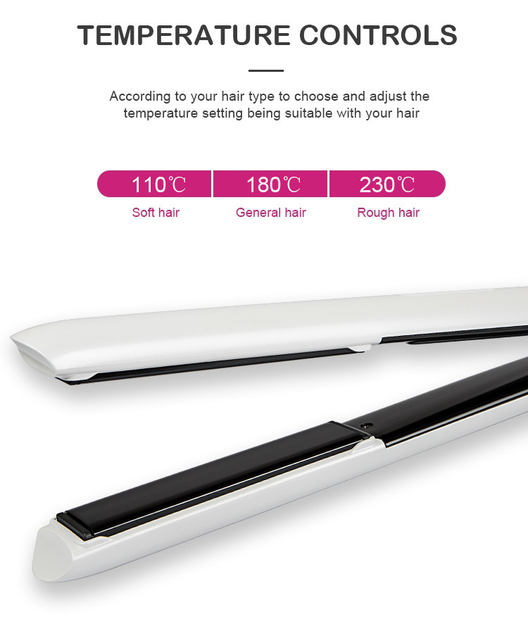 MeStar LED ceramic Flat Iron Hair Straightener 3D Floating Titanium Plates