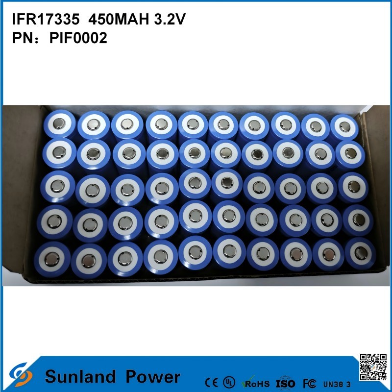IFR17335 battery 3.2V 450mah suitable for a variety of devices and scenarios, including: Digital products Illumination equipment Electric tools Small