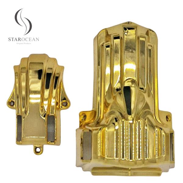 American Style 18K Gold Coffin Corner Wholesale Coffin Handles And Accessories