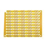 Gold Finger 20U Double Sided PCB 4mil 1.6mm Yellow Solder Mask