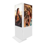 Double Side Floorstanding Digital Signage Commercial Digital Screens 4K 55inch