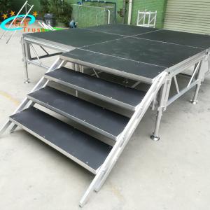 Wholesale 4ft by 4ft Aluminum Portable Stage Platform Event Stage from china suppliers