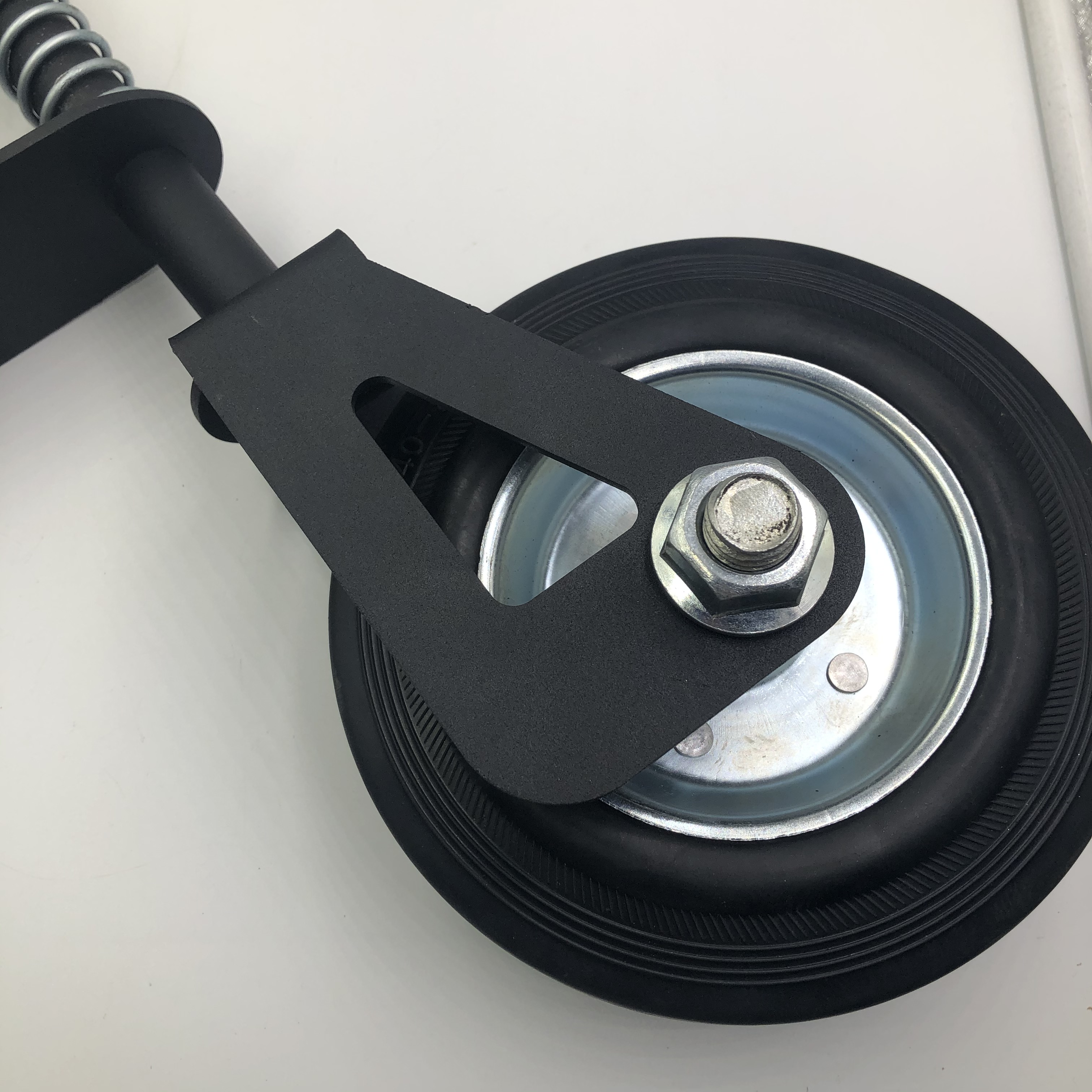Heavy Duty Metal Sliding Spring Gate Wheel for Outdoor Garden and Security Fence Gate