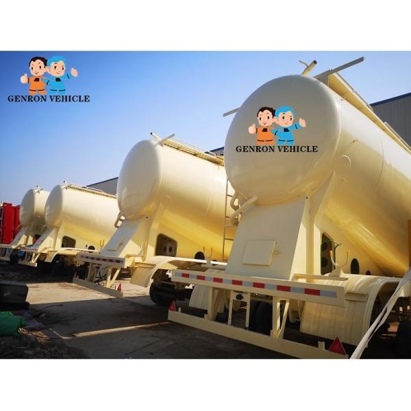 3 Axles heavy duty powder material silo carrier tanker dry bulk Cement Tank
