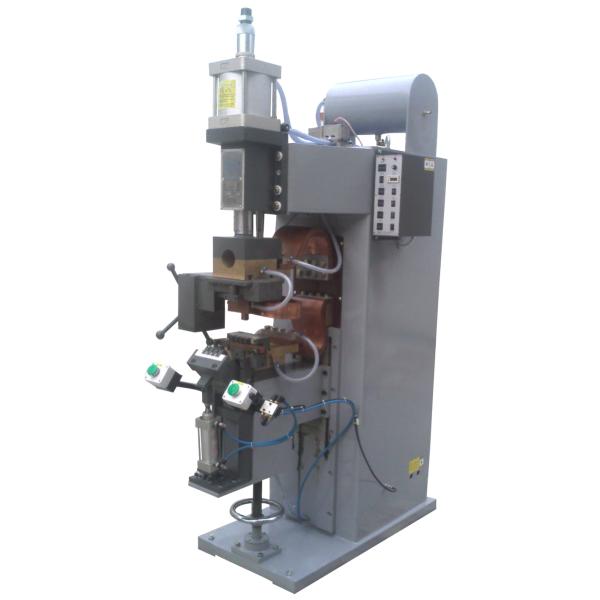 Water-Cooled and Air-Operated Pneumatic AC Spot Welder for Lockset Parts