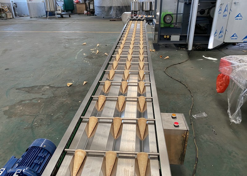 2500pcs/H Automatic Ice Cream Raw Sugar Cone Machine