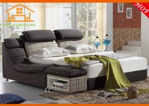 Wholesale Residential interior design french home bedroom furniture Resonable price wooden carved cheap leather sofa bed from china suppliers
