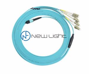 Wholesale 8F MPO To LC MM 50/125um PVC 3.0mm MPO MTP Cable from china suppliers