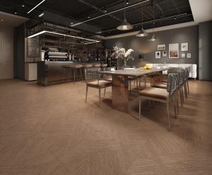 Wholesale Antibacterial 24&quot;X48&quot; Brown And Beige Wooden Porcelain Tiles For Bedroom from china suppliers