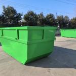 Heavy Duty Outdoor Waste Bin Recycling Mobile Metal Skip Customized