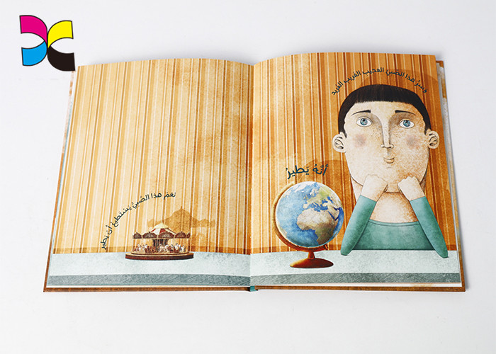 Full Color Book Binding Printing Services / Custom Hardcover Book Printing