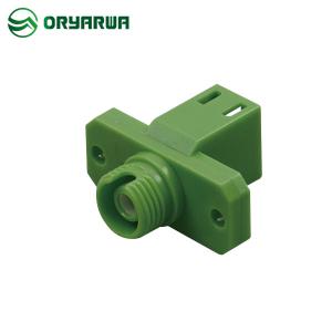 Wholesale LC To FC Plastic Fiber Optic Hybrid Adapter Green Color from china suppliers