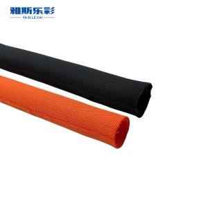 Wholesale Textile Split Flexible Self Closing Cable Sleeve Pipe Wire Protection from china suppliers