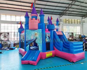 Wholesale Plato Frozen Castle Bounce House Inflatable Bouncer Combo from china suppliers