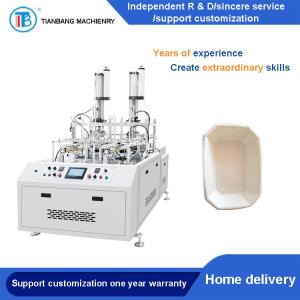 Wholesale Disposable Rectangular Fast Food Paper Lunch Box Making Machine CHJ-A from china suppliers