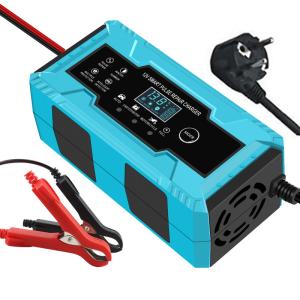 Wholesale Smart Function FCP 12V/24V 6A 8A 10A 20A 30A Smart Battery Charger for Motorcycle Car Pulse Repair Lead-Acid Battery from china suppliers