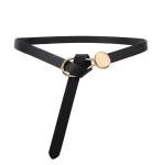 1.8CM Women's Fashion Leather Belts With Rabbit Ear Shape Metal
