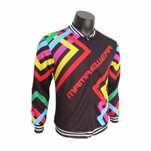 Wholesale Rib Bottom Mens Running Jacket / Polyester Sport Coat Long Sleeve from china suppliers