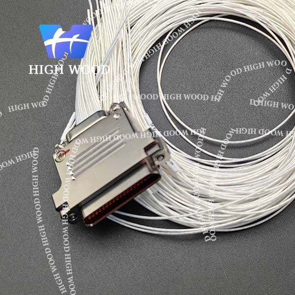 J30J SERIES MICRO-D Rectangular Connectors, J30J-37ZKL-A9-500MM