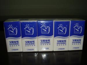 Wholesale Virgin Wood Pulp Pocket Tissue Packs / Soft Facial Tissue for Dinner Napkins from china suppliers