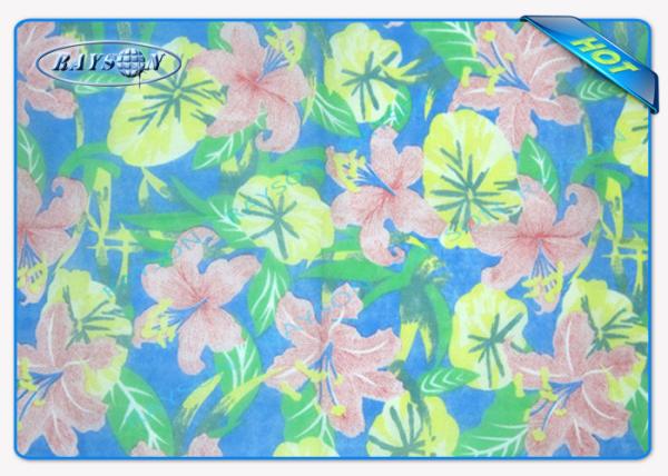 Environmental Polypropylene Printed Non Woven Fabric for Shopping Bags ,