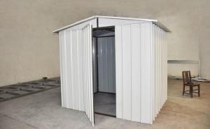 Wholesale China White Moisture Proof Construction Steel Metal Shelters / Car Sheds With Light Steel Frame from china suppliers